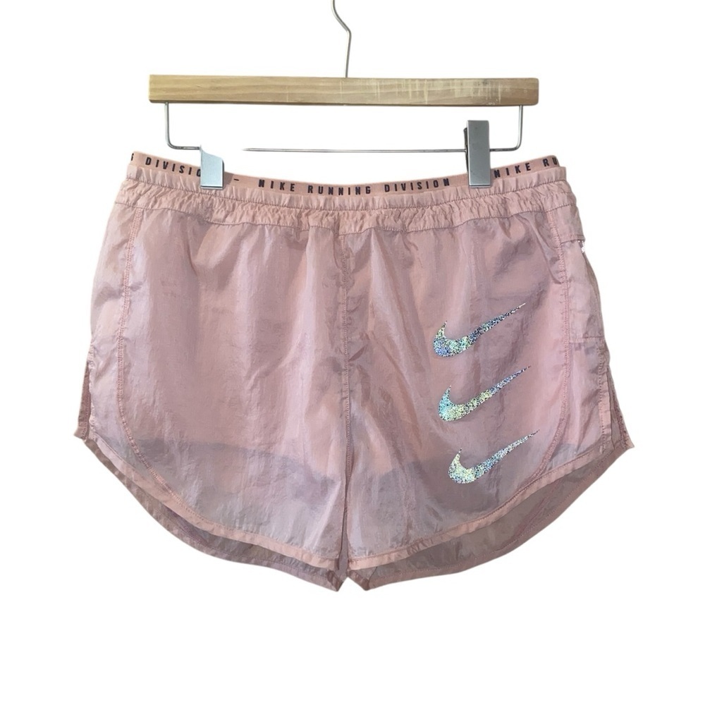 Nike Run Women's 2 in 1 Pink Shorts Size Large